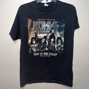 Kiss “End Of The Road” World Tour Concert Shirt/ Sz: Medium Double Sided Graphic